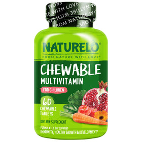 NATURELO multivitamines enfants 60 comprimés présentation avant