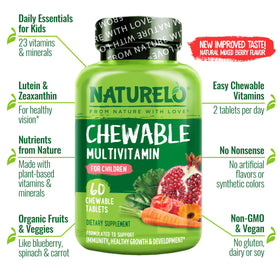 NATURELO multivitamines enfants emballage