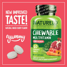NATURELO multivitamines enfants ingrédients naturels