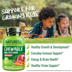 NATURELO multivitamines enfants sur une table