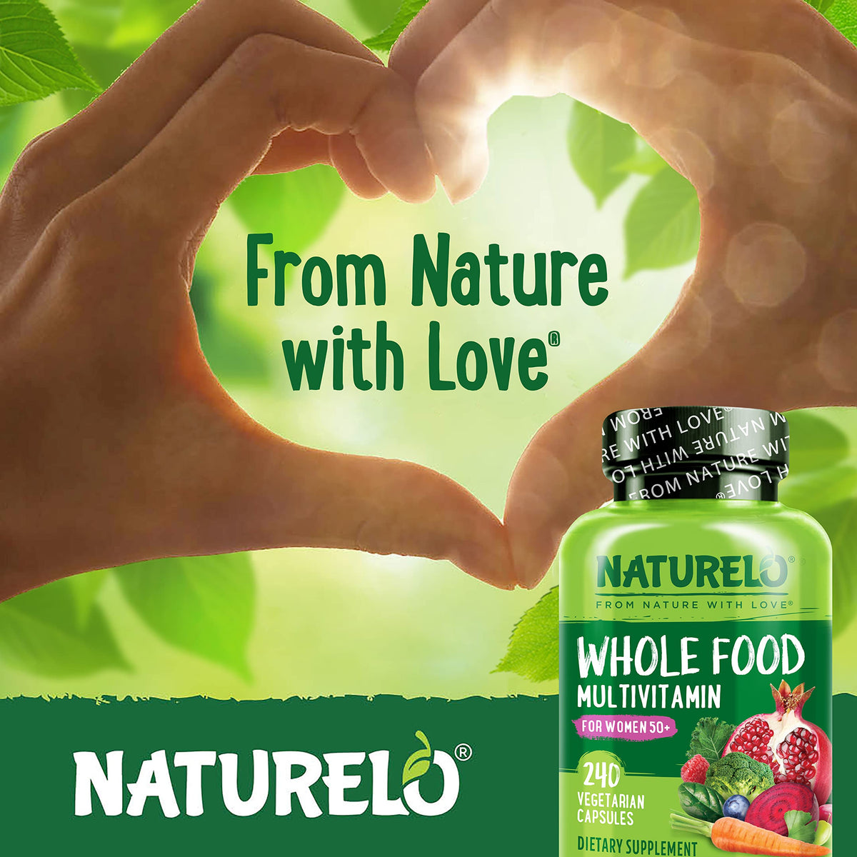 NATURELO Multivitamines Femme 50+ emballage