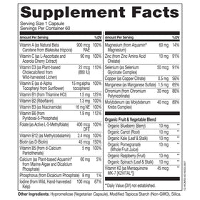 NATURELO Multivitamines Femmes 50+ 60 Comprimés, vue du dessus