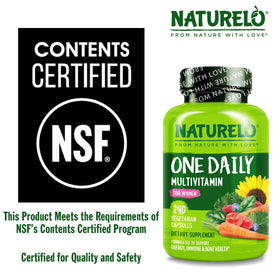 NATURELO Multivitamines Femmes ingrédients naturels