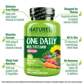 NATURELO Multivitamines Femmes prise de comprimés
