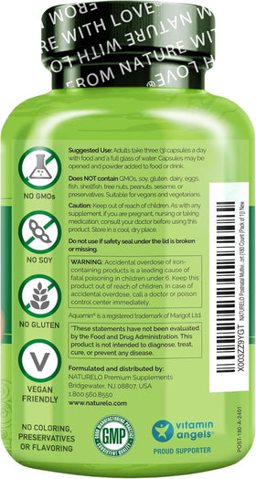 NATURELO Multivitamines Postnatales 180 capsules sur fond blanc