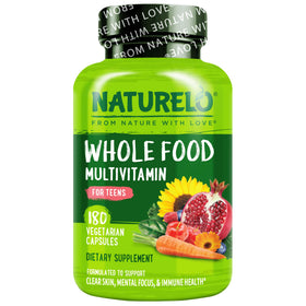 NATURELO Multivitamines pour Adolescents 180 capsules vue de face