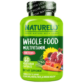 NATURELO Multivitamines pour Adolescents 60 capsules vue de face