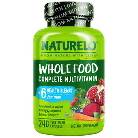 NATURELO Multivitamines pour Hommes 240 Capsules - Vue avant