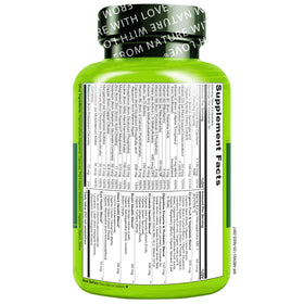 NATURELO Multivitamines pour Hommes 50+ capsules vues de près