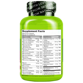 NATURELO Multivitamines Prénatales 180 Capsules à côté d'autres compléments
