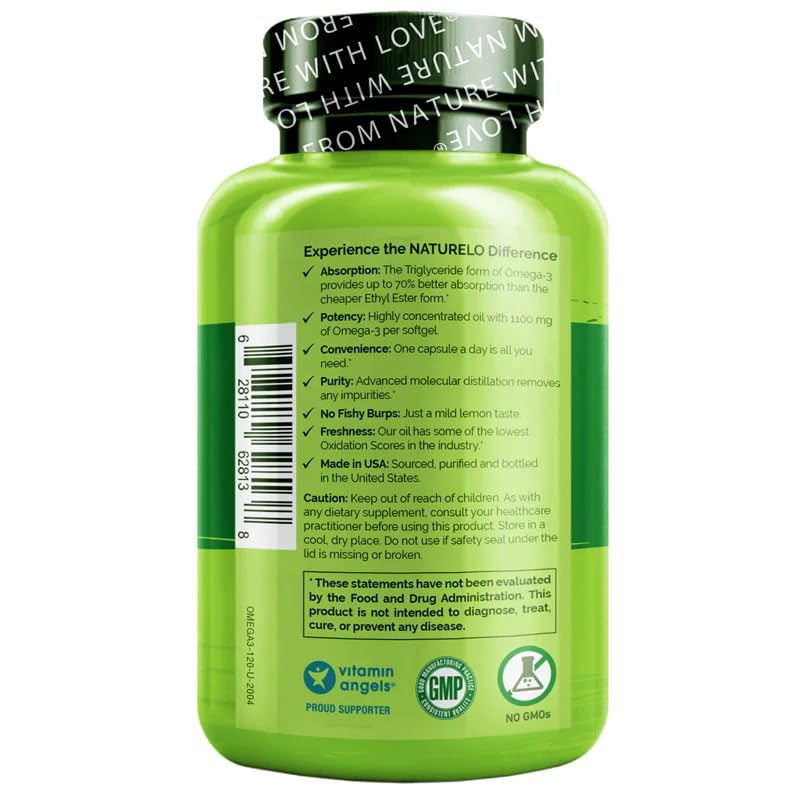 NATURELO Omega 3 1100mg gélules ouvertes