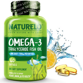 NATURELO Omega 3 1100mg gélules vue de face