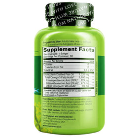 NATURELO Omega 3 gélules avec citron