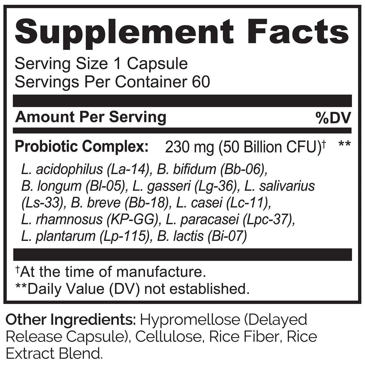 NATURELO Probiotiques 60 Capsules ouvertes montrant les capsules