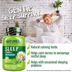 NATURELO Sommeil capsules sur table en bois