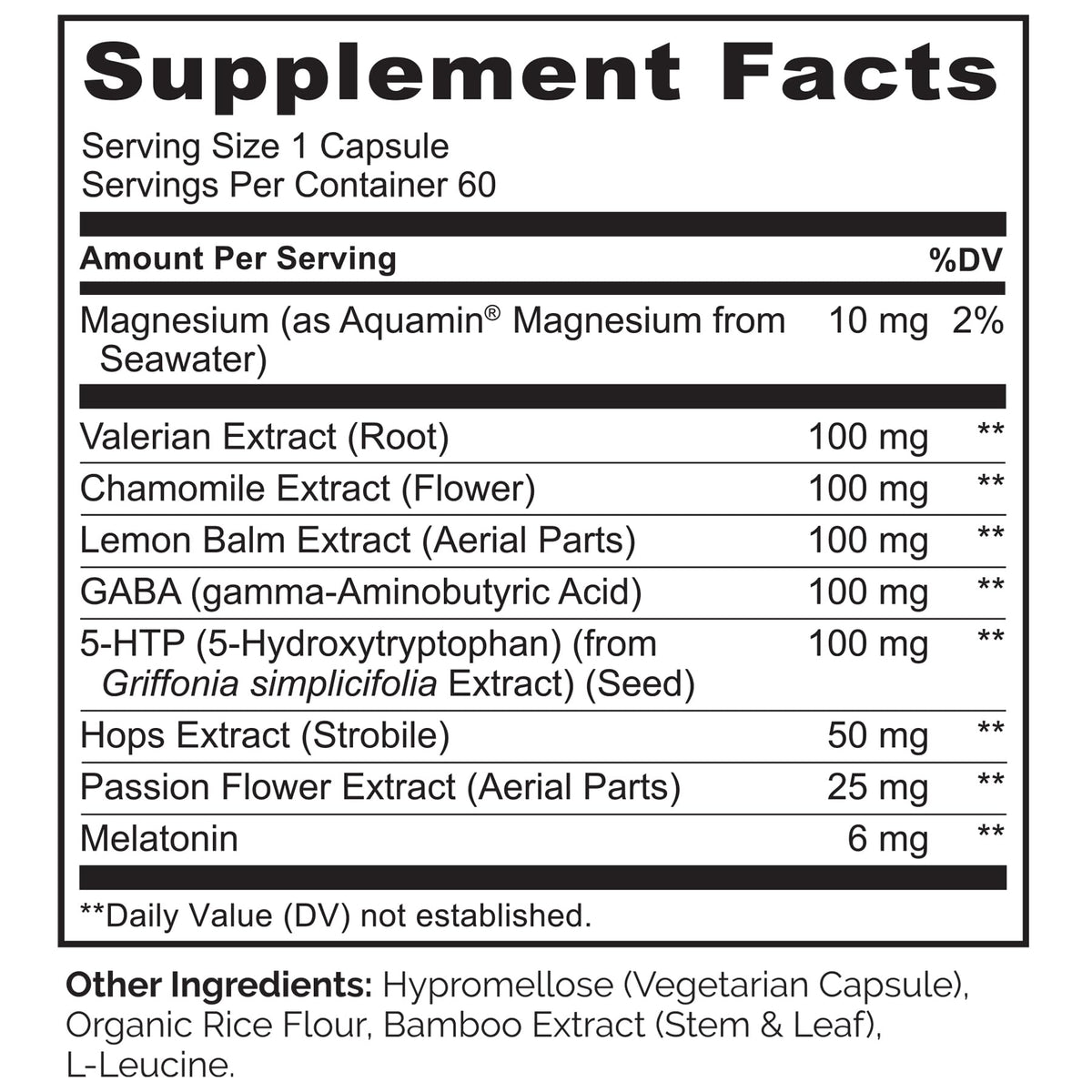 NATURELO Sommeil présentation produit avec ingrédients