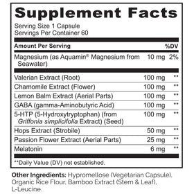 NATURELO Sommeil présentation produit avec ingrédients