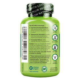 NATURELO Vitamine C 500 mg 180 capsules emballage