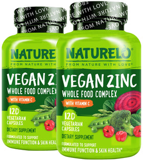 NATURELO Zinc Végétal 120 Capsules vue avant