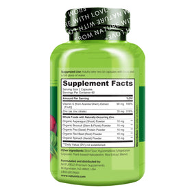 NATURELO Zinc Végétal capsules avec d'autres compléments alimentaires