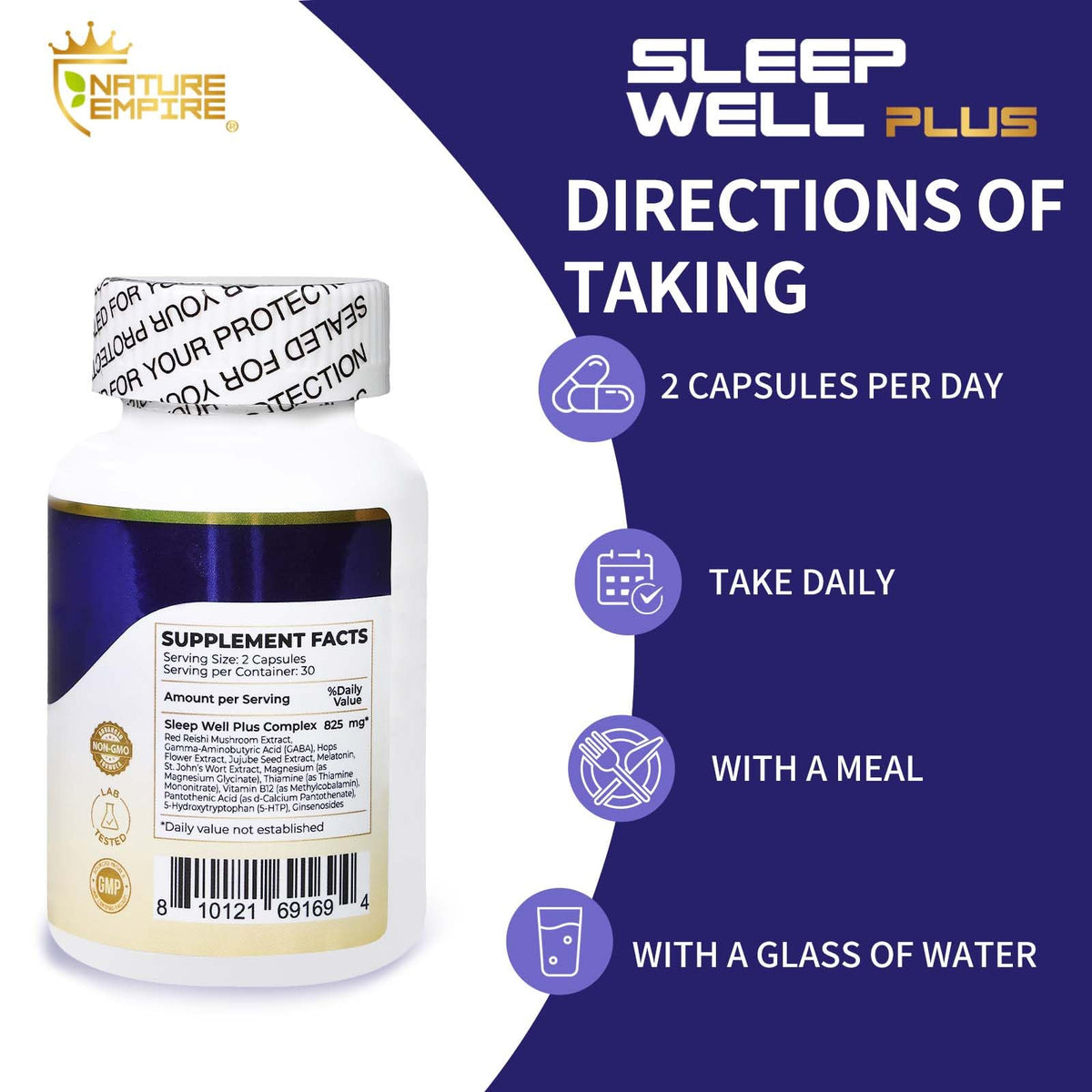 NATUREMPIRE Compléments Sommeil, gros plan sur les capsules