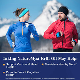 NatureMyst Huile de Krill 1000 mg Softgels, prise en main