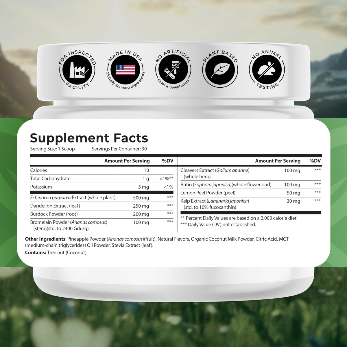 NATURES BLAST Lymph Go complément alimentaire 281g avec fruits