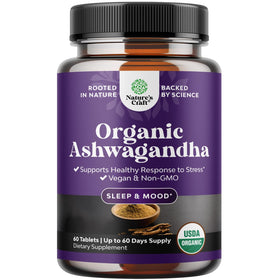 Natures Craft Ashwagandha Bio 60 comprimés vue de face