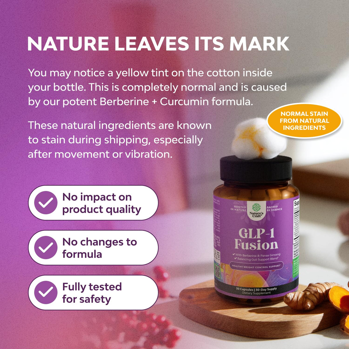 Natures Craft Complément Alimentaire Berbérine GLP-1 côté