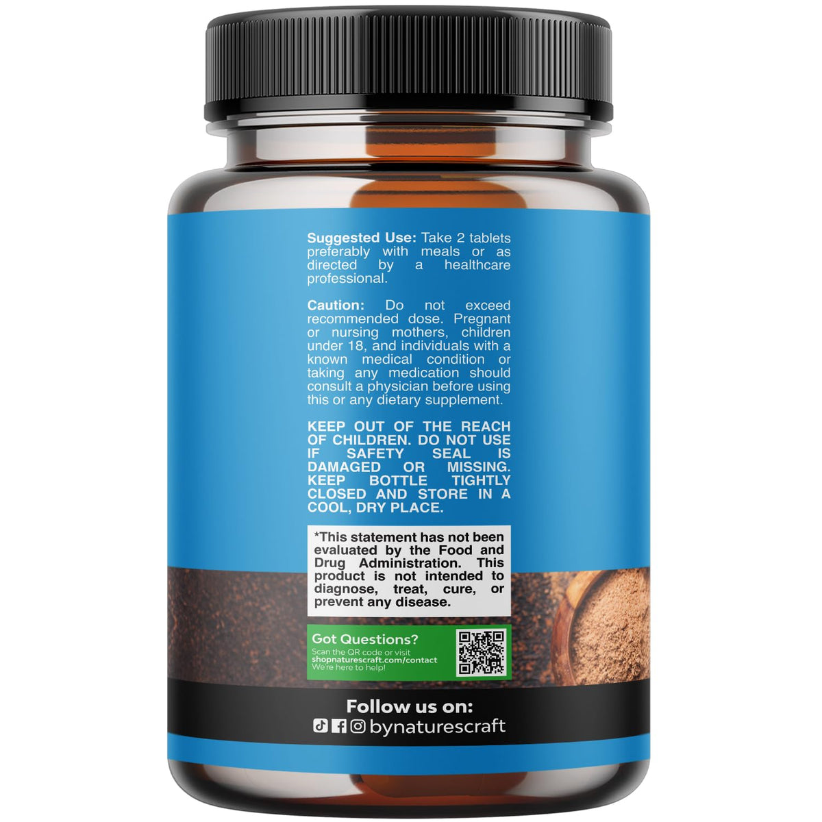 Natures Craft Complément Alimentaire Cannelle de Ceylan 1000mg - Présentation du produit
