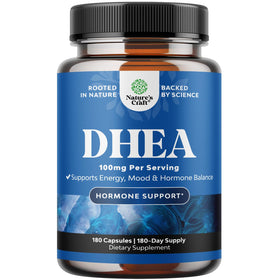 Natures Craft Complément Alimentaire DHEA 100mg 180 Capsules vue avant