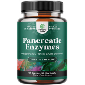 Natures Craft Complément Alimentaire Multi-Enzymes 120 Capsules vue de face