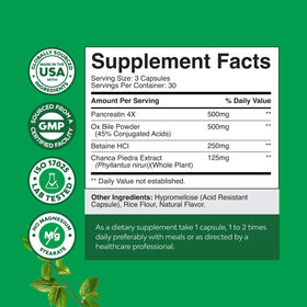 Natures Craft Complément Alimentaire Multi-Enzymes avec d'autres produits de santé