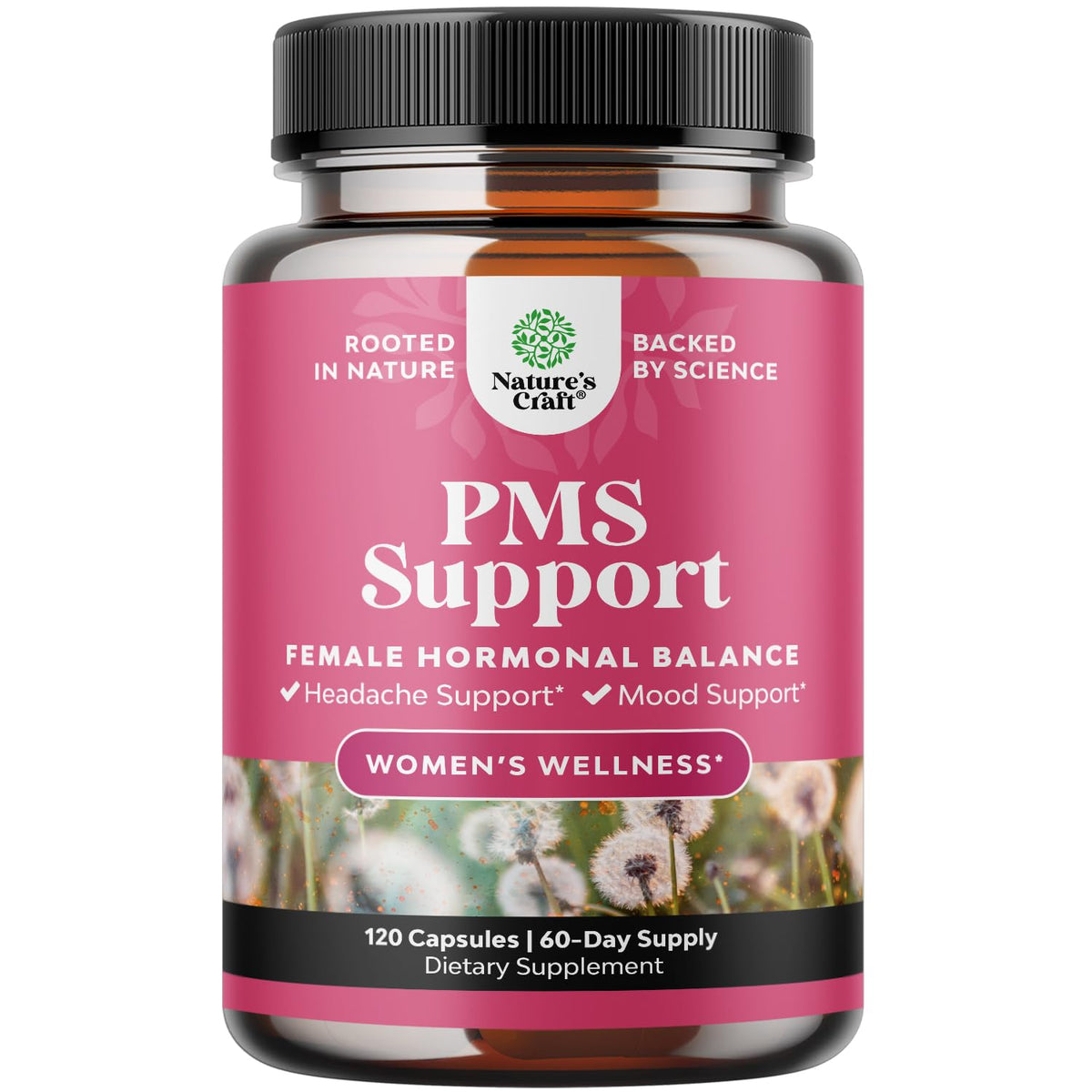 Natures Craft Complément Alimentaire PMS 120 Capsules - vue avant