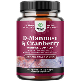 Natures Craft Complément D Mannose 1000mg 60 capsules avant