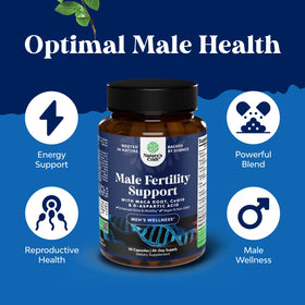 Natures Craft Compléments Alimentaires Fertilité Masculine étiquette et ingrédients