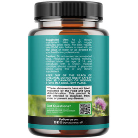 Natures Craft Compléments Alimentaires pour le Foie 120 Capsules en boîte