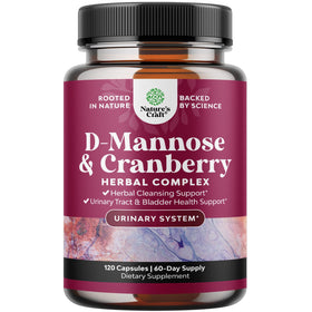 Natures Craft D Mannose 1000mg 120 capsules vue avant