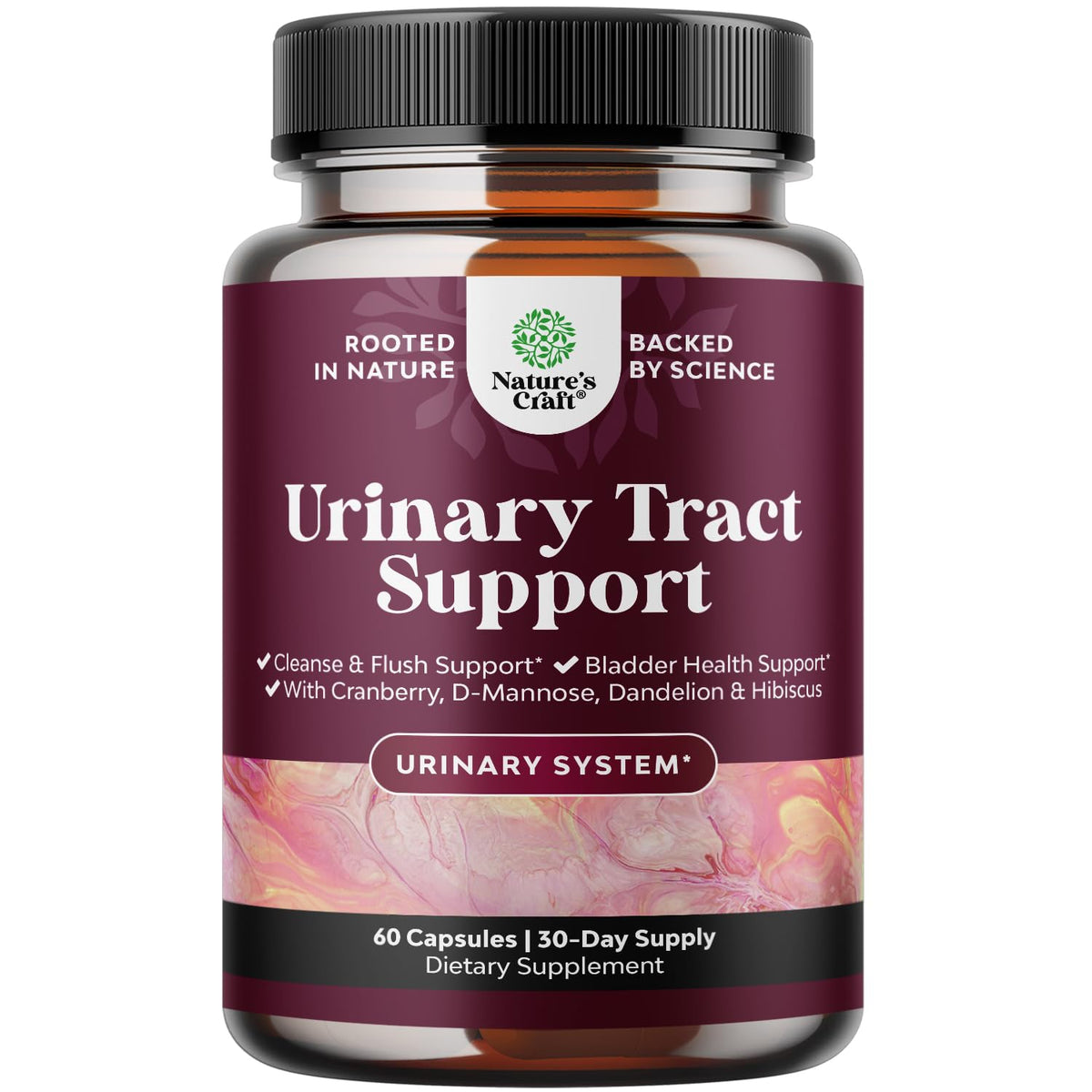 Natures Craft D-Mannose 1000mg capsules boîtes vue de face