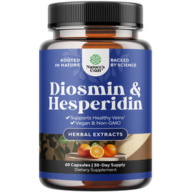 Natures Craft Diosmine Hespéridine 1000mg complexe avant du produit