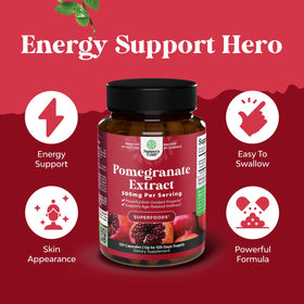 Natures Craft Extrait de Grenade 500mg capsules emballage
