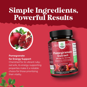 Natures Craft Extrait de Grenade capsules 500mg côté
