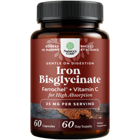 Natures Craft Fer Bisglycinate 60 Capsules - vue de face