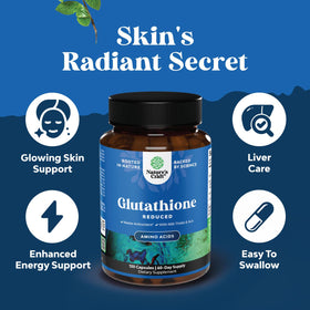 Natures Craft Glutathion 1000mg étiquette du flacon
