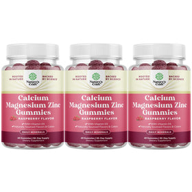 Natures Craft Gummies Calcium Magnésium Zinc 60 pièces vue de face