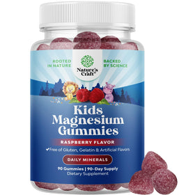 Natures Craft Gummies de Magnésium pour Enfants, pot de 90 gummies