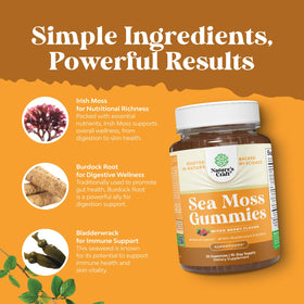 Natures Craft Gummies de Mousse de Mer, dosage recommandé