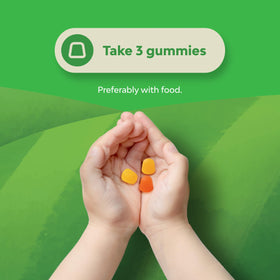 Natures Craft Gummies DHA Omega 3 Végétales avec ingrédients