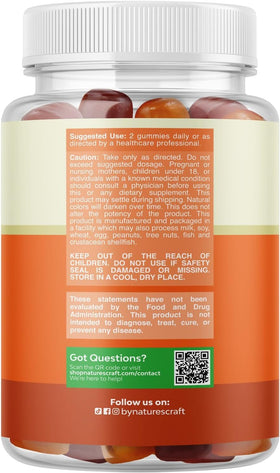 Natures Craft gummies multivitamines Halal dans un environnement naturel
