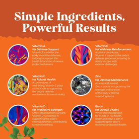 Natures Craft gummies multivitamines Halal gummies sur une table
